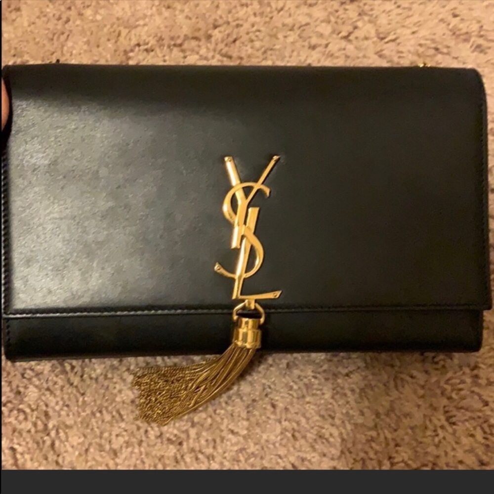 Yves Saint Laurent kate smooth leather bag